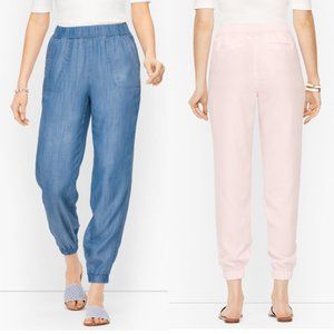 Talbots pink jogger sz small